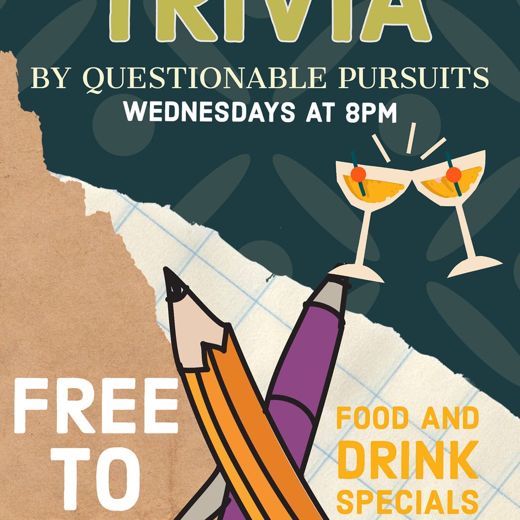 Wednesday Prize Trivia Night 2